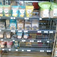 Shelf at Viva La Vegan Grocery Store in Rancho Cucamonga