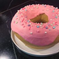 Donut cake at Tiff Bakes Cakes in Indianapolis