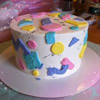 Husband got me retro 80s style at Tiff Bakes Cakes in Indianapolis