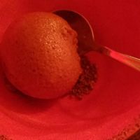 Hibiskus sorbet at Héctor in Trondheim