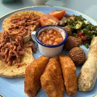 Fantastic giant vegan breakfast  at Lounges - Marisco Lounge in Scarborough