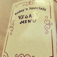 Menu at Alexis in Corfu