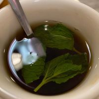 Mint tea at Olive in New Orleans