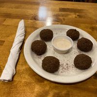 Felafel dish at Olive in New Orleans