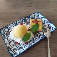 Vegan dessert at De Orchidee in Eindhoven