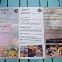 Carta de bebidas especiales at La Despensa de Eva in Viladecans