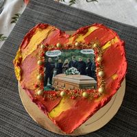 This year’s cake!  at Km.cakery  in Moscow