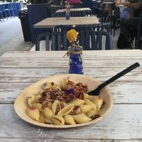 Mac+5 "cheese + "bacon" at Innocent Yesterday in New York City