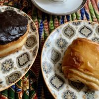 boston cream and pain au chocolat  at Innocent Yesterday in New York City