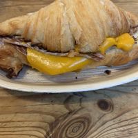 Bacon and Cheese sandwhich  at Innocent Yesterday in New York City