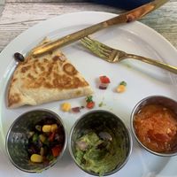 Vegan quesadilla = best I ever had!  at Innocent Yesterday in New York City