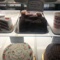 Each label marks allergens   at Innocent Yesterday in New York City