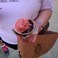 Strawberry and chocolate . at Cioccolato Puro d'Italia in Alicante