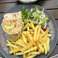 Chicken twister wrap  at Lorne Bar in Oban