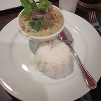 Green curry, Thai spicy at Nine Dang Fine Thai in Hillsboro