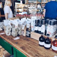 Shop area with counter at Blank Roast Coffee Factory in Neustadt