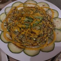 Zucchini carpaccio   at Toque de Queda in Mallorca