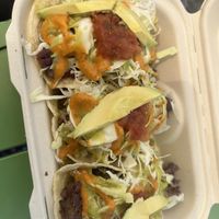 potato tacos  at Rainbow Kitchen + Rebel Tonics in Haiku