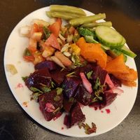 Heerlijke salade, voorgerecht at Ima Meditarabian Kitchen in Ede