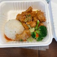 Orange chicken at MA-KIN in Agoura Hills
