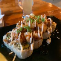 Rock shrimp tempura roll  at MA-KIN in Agoura Hills