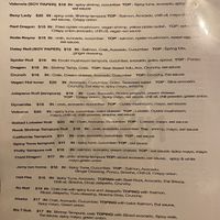 Updated menu 9-17-21 at MA-KIN in Agoura Hills