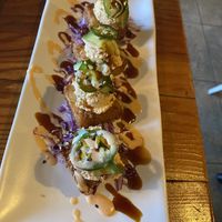 Spicy tuna rice cakes  at MA-KIN in Agoura Hills