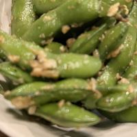 Soybeans with garlic   at MA-KIN in Agoura Hills