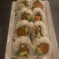 Salmon and avocado cut roll   at MA-KIN in Agoura Hills
