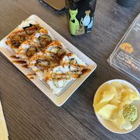 Mushroom tempura rolls  at MA-KIN in Agoura Hills