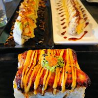 Rolls: Alaska baked, Sexy lady, Crunch ✨delicious!  at MA-KIN in Agoura Hills