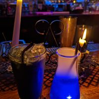 The Black Knight Ghost (left) and Jonathan Jacobo (right) at Raven's Manor in Portland