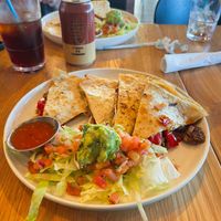 Vegan steak quesadilla   at Veggie Grill by Next Level in Santa Monica