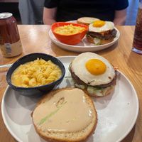 Kimchi burger  at Veggie Grill by Next Level in Santa Monica