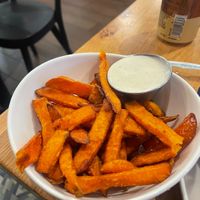 Sweet potato fries with ranch   at Veggie Grill by Next Level in Santa Monica