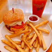Beyond burger at Veggie Grill by Next Level in Santa Monica