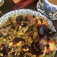 Delicious salad  at Cakes & Ale in Carlisle