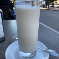 Almond milk at Bar Pasticceria Ruvolo in Palermo