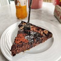 Vegane Schokotarte at Cafe Paradiso in Bad Herrenalb