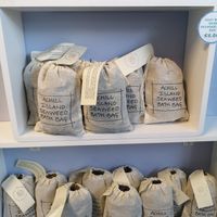 Seaweed bath bag at Achill Island Sea Salt in Achill