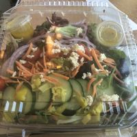 Greek salad   at Fresca on Addison in Richmond