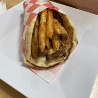 Gyro (without sauce to make vegan)  at Fresca on Addison in Richmond