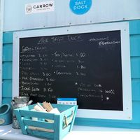 Menue at The Salt Dock in Bunacurry