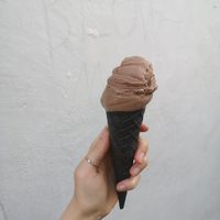 Chocolate Pretzel Ice-cream at Pizzi*s & Cream in Vienna