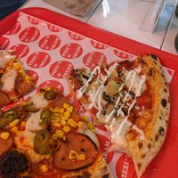 Half Magic Mushroom, Half Pepperoni at Pizzi*s & Cream in Vienna