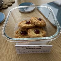 Delicious cookies  at Sgarbh Lodge in Isle Of Skye