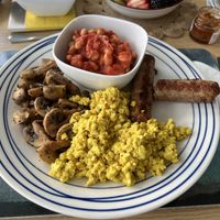 Daily full vegan Breakfast   at Sgarbh Lodge in Isle Of Skye