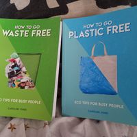 How to Go Waste Free & How to Go Plastic Free books available to buy for £1 each. at Green Heart Collective in Gateshead