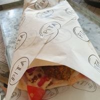 Falafel laffa at Pita in North West London