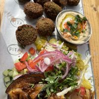Falafel meal  at Pita in North West London